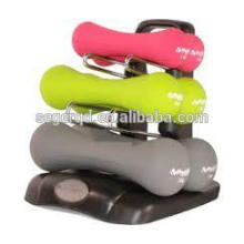 Bone shape dumbbell for Yoya--cast iron with color coating